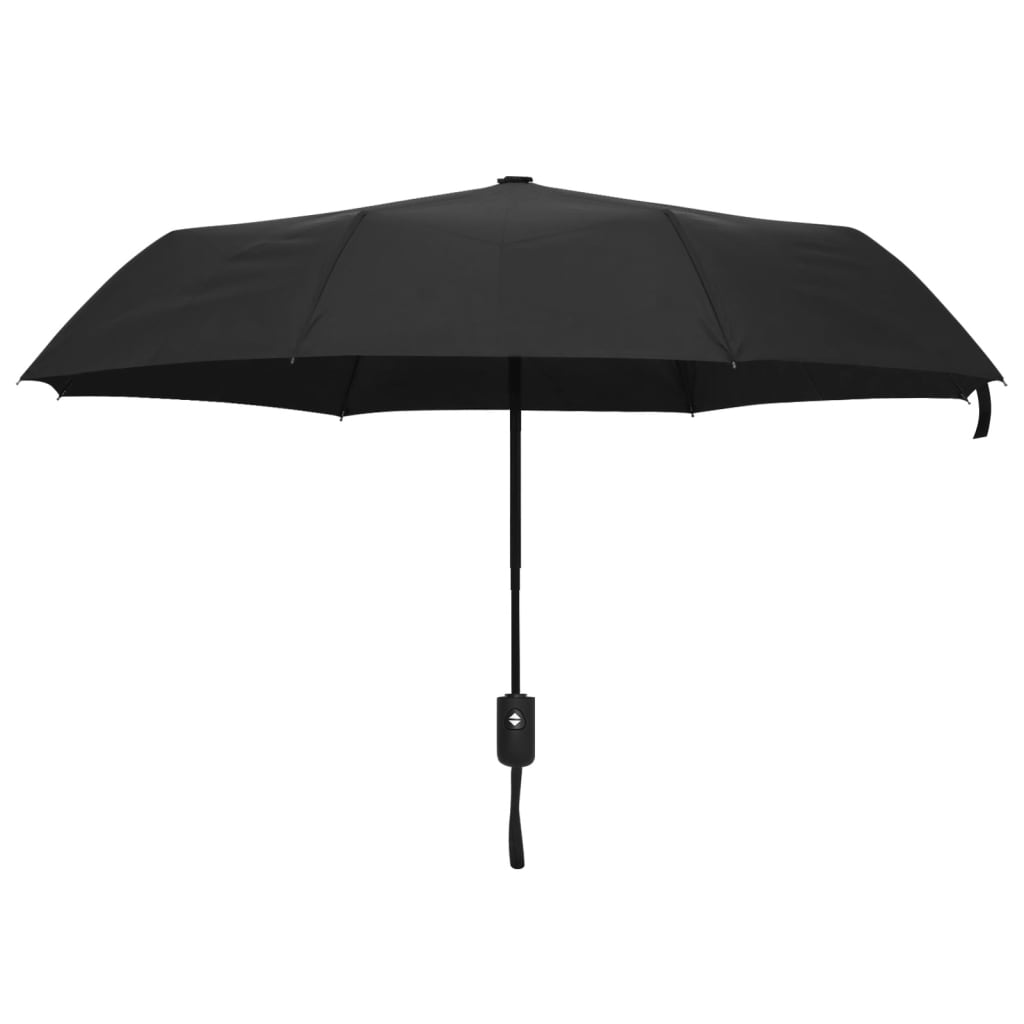 paraply 95 cm automatisk åbning og lukning sort
