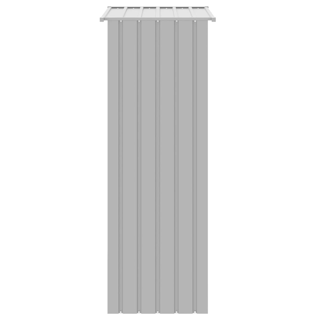 fuglebur 115x78x200 cm galvaniseret stål grå