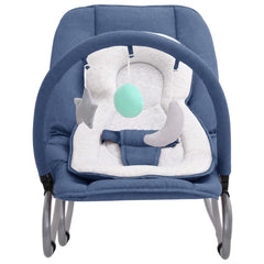 skråstol til baby stål marineblå