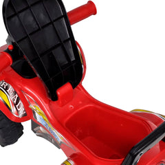 firhjulet motorcykel til børn med lyd og lys rød