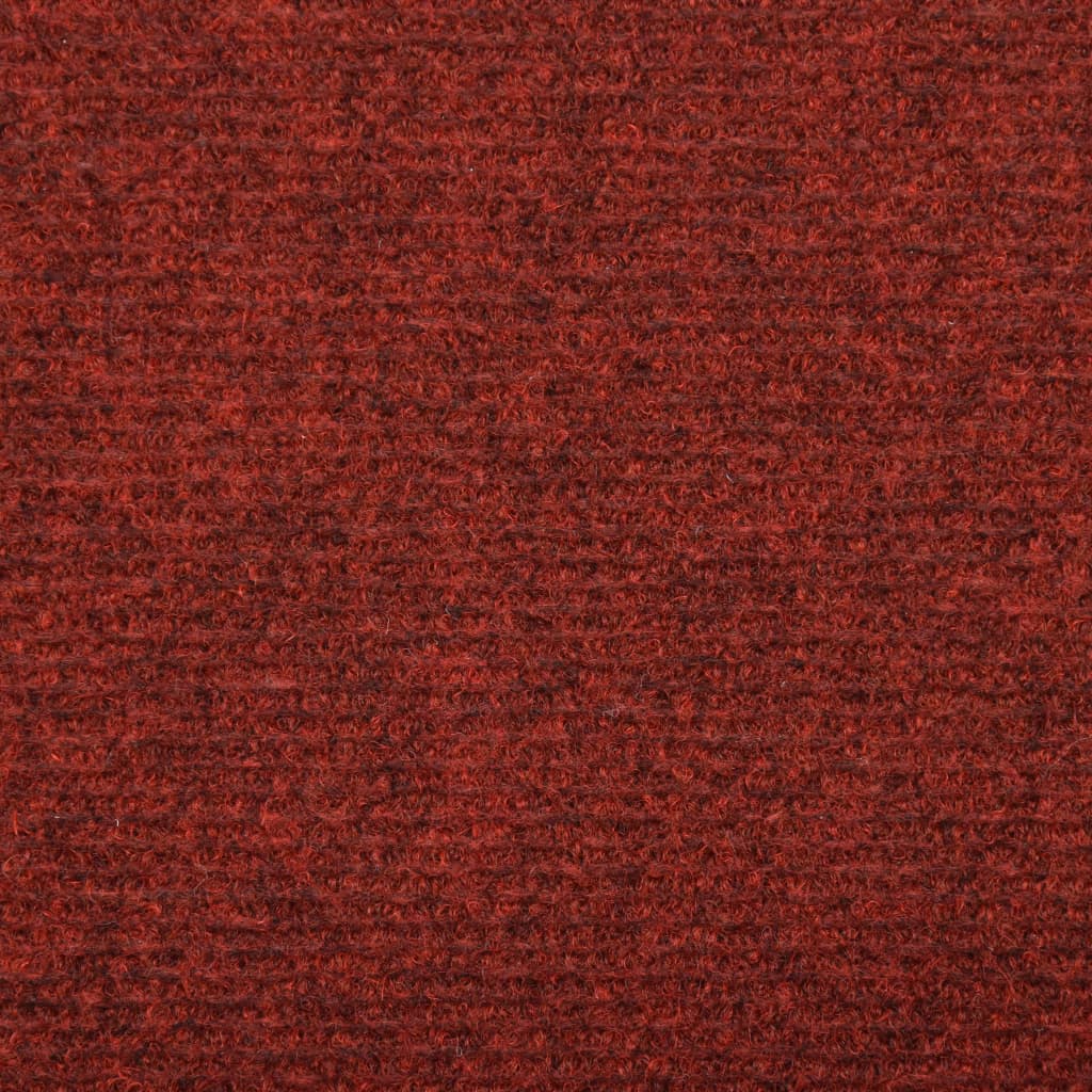 15 stk. trappemåtter tuftet 65x21x4 cm rød
