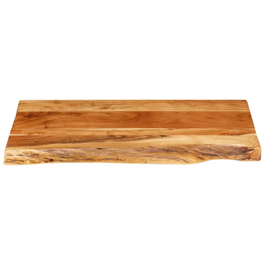 bordplade til toiletbord 80x52x3,8 cm massivt akacietræ