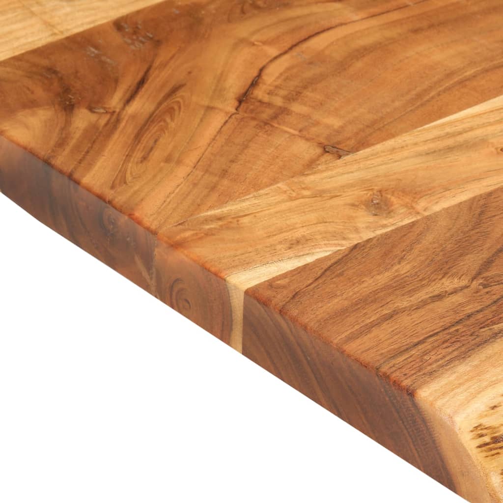 bordplade til toiletbord 80x52x3,8 cm massivt akacietræ