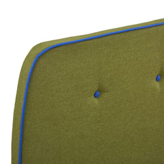 sengestel 120 x 200 cm stof grøn