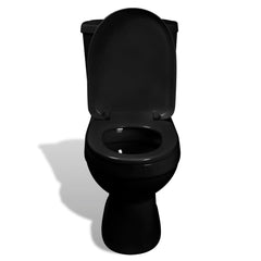 toilet med cisterne sort