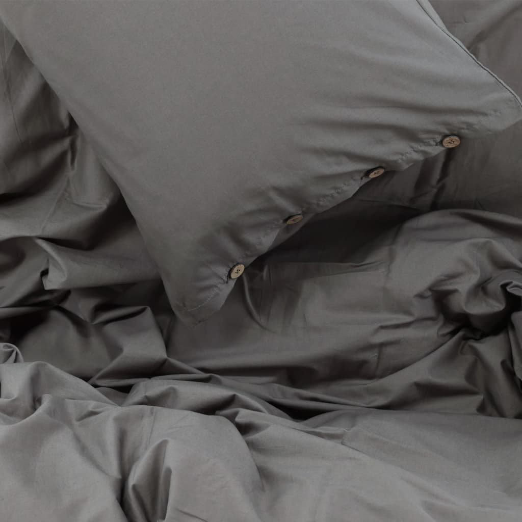 Venture Home sengesæt Joar 200x150 cm bomuld mørkegrå