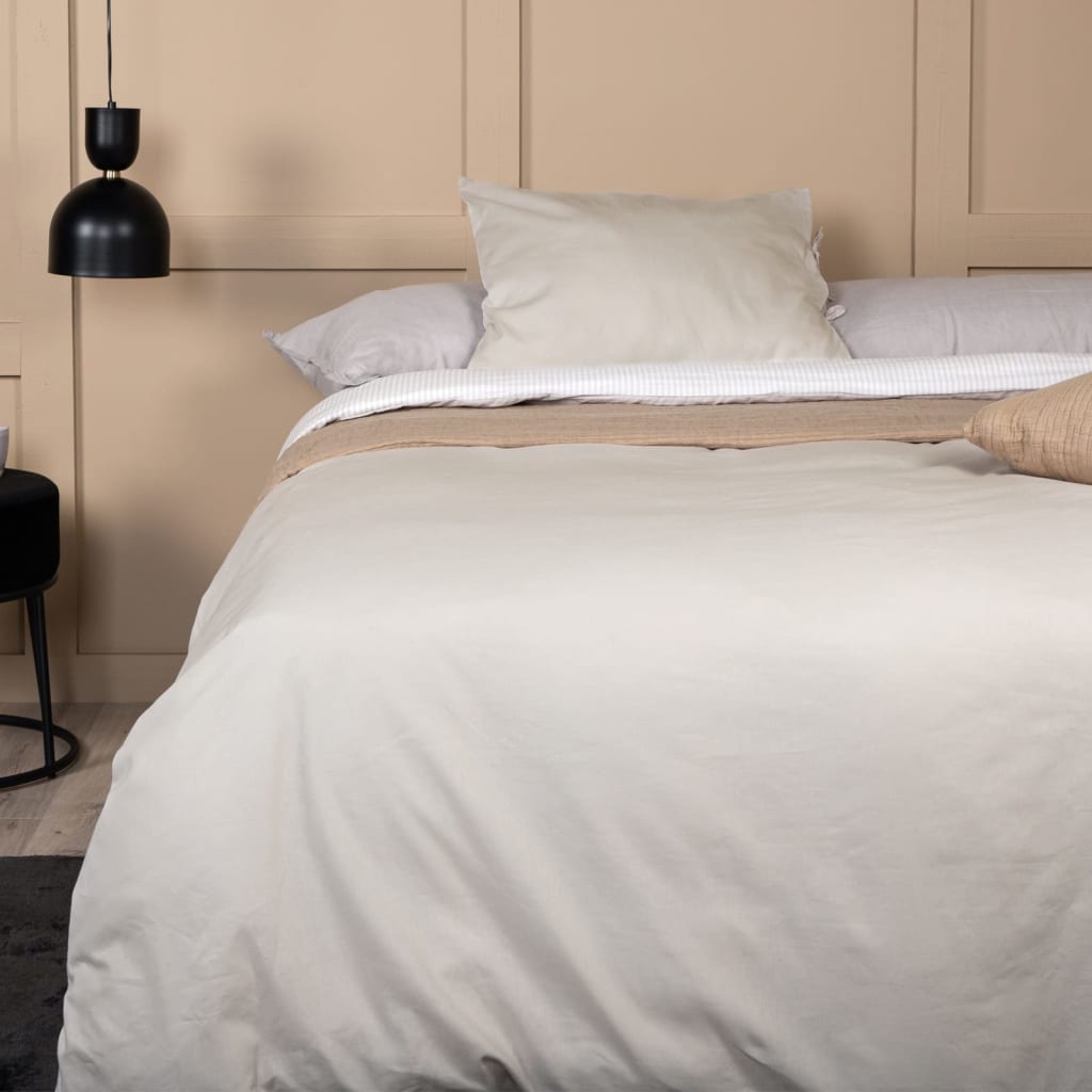 Venture Home sengesæt Jenna 220x240 cm bomuld sandfarvet