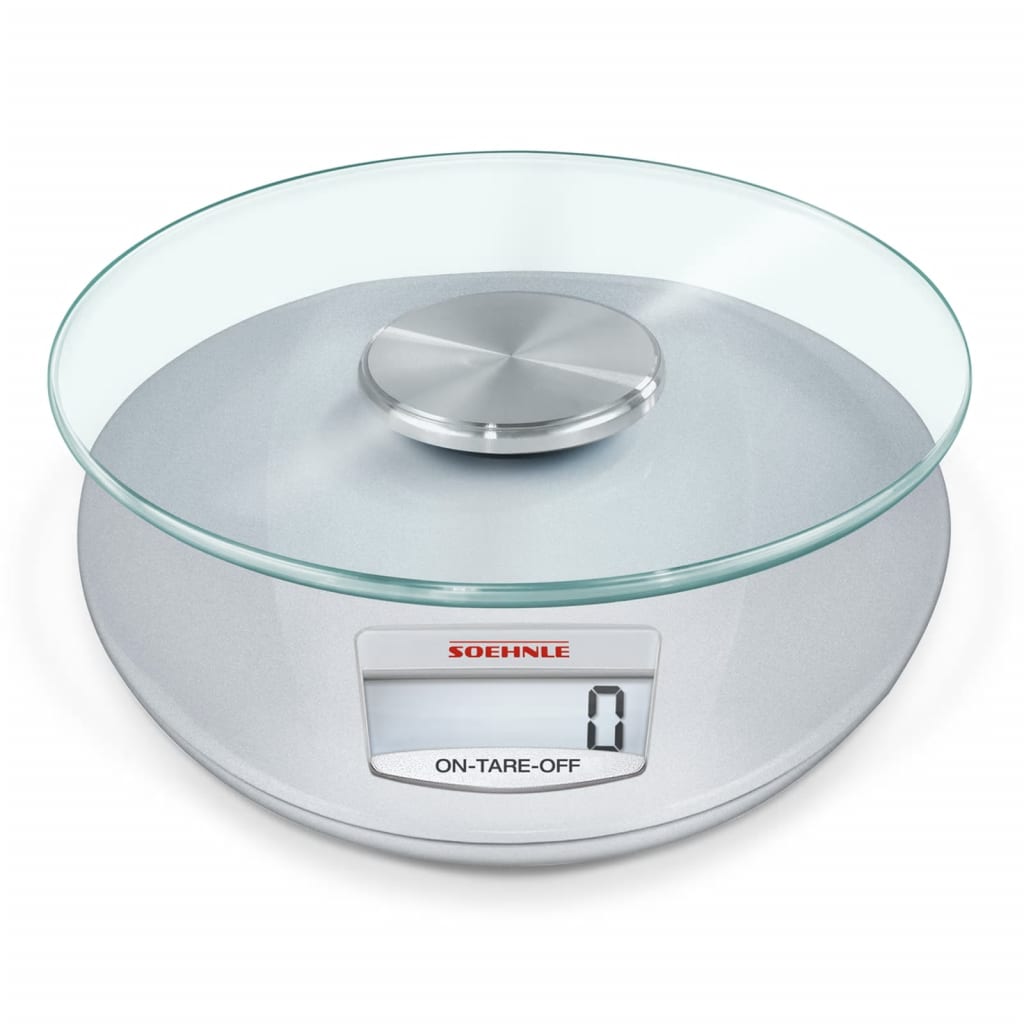Soehnle digital køkkenvægt Roma 5 kg sølvfarvet