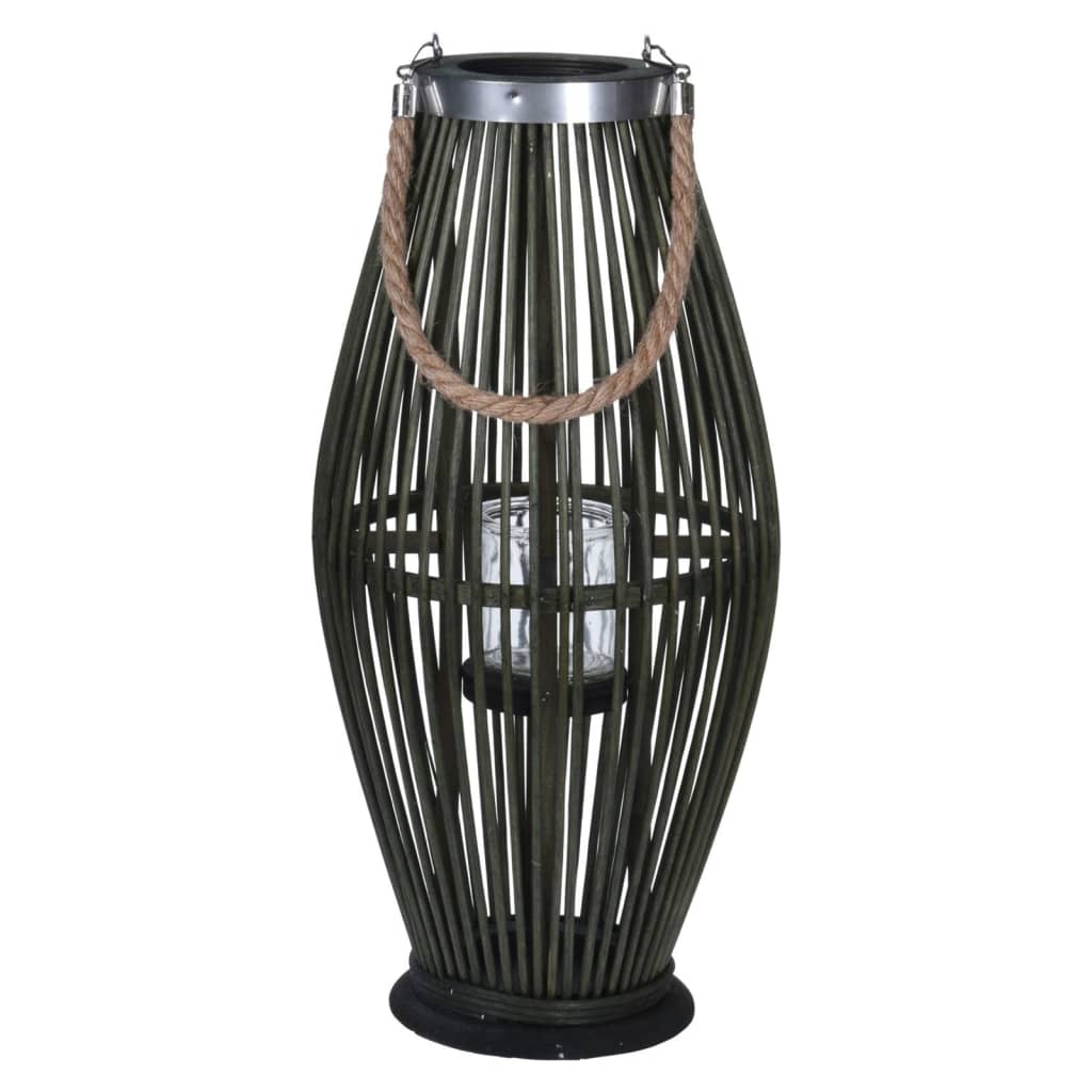 H&S Collection lanterne 24x48 cm bambus naturfarvet