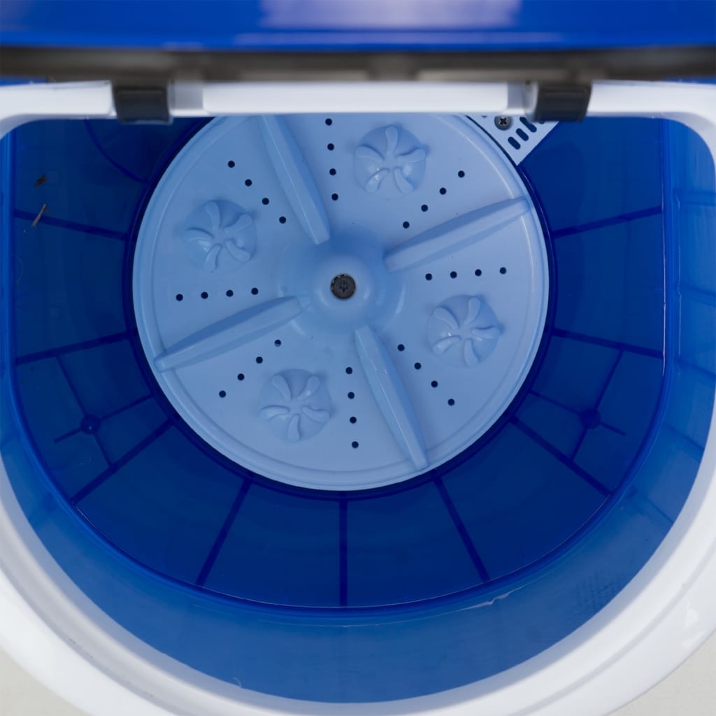Mestic bærbar vaskemaskine MW-100 180 W blå og hvid