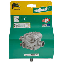 wolfcraft bordrevet pumpe 3000 l/t S=8 mm 2200000