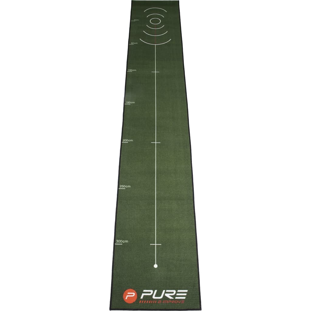 Pure2Improve golftræning puttemåtte 400 x 66 cm