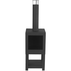 Esschert Design udendørs pejs med brændestativ sort FF410
