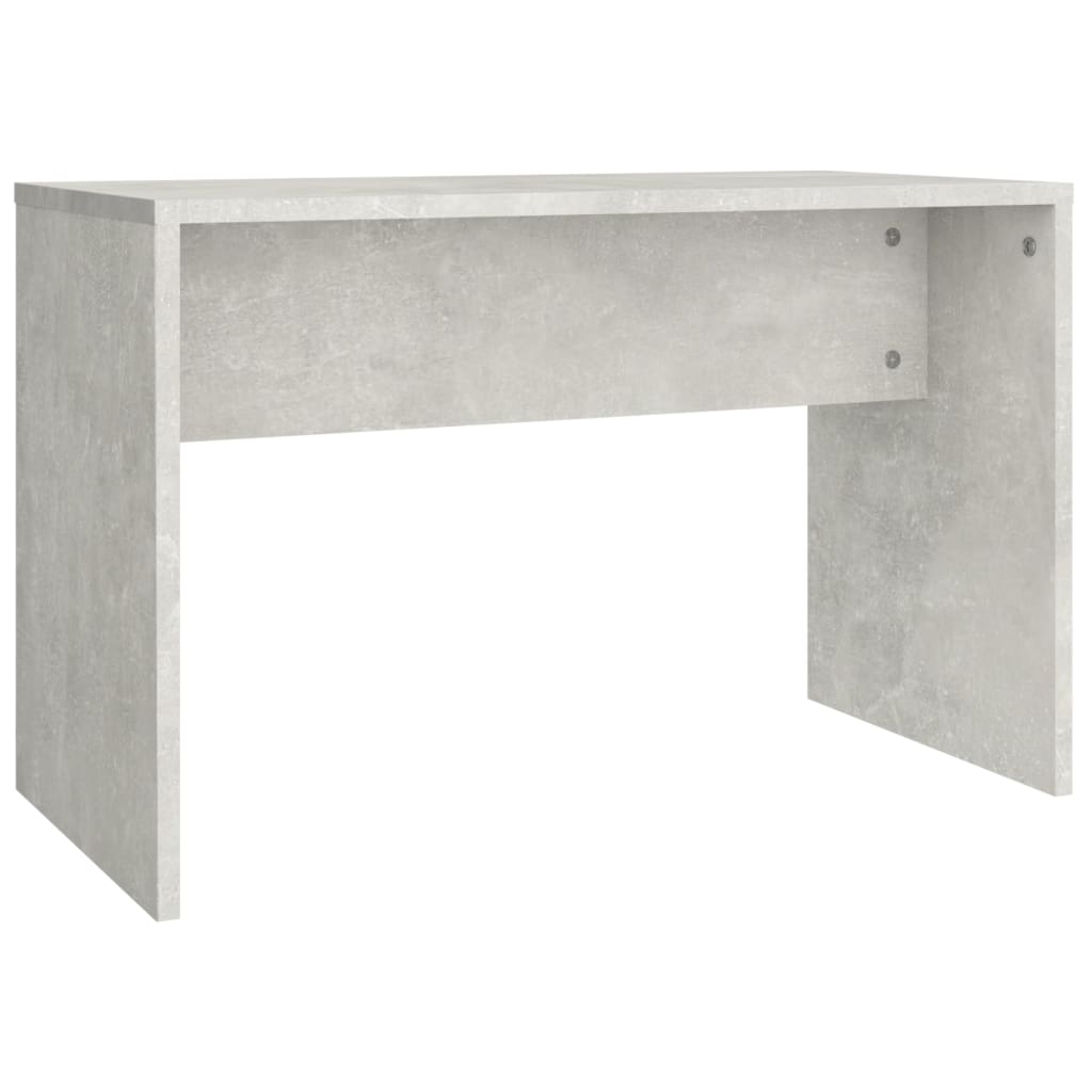 skammel til makeupbord 70x35x45 cm konstrueret træ betongrå