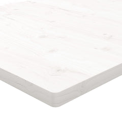 bordplade 110x60x2,5 cm oval massivt fyrretræ hvid