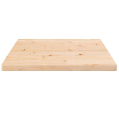 bordplade 40x40x2,5 cm firkantet massivt fyrretræ