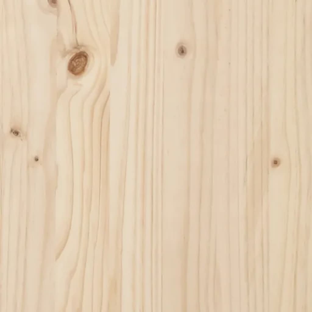 brændestativ 108x64,5x110 cm massivt fyrretræ