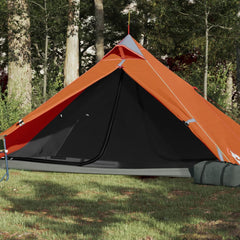 1-personers telt 255x153x130 cm 185T taft grå og orange