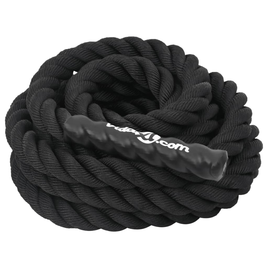 battle rope 9 m 6,8 kg polyester sort