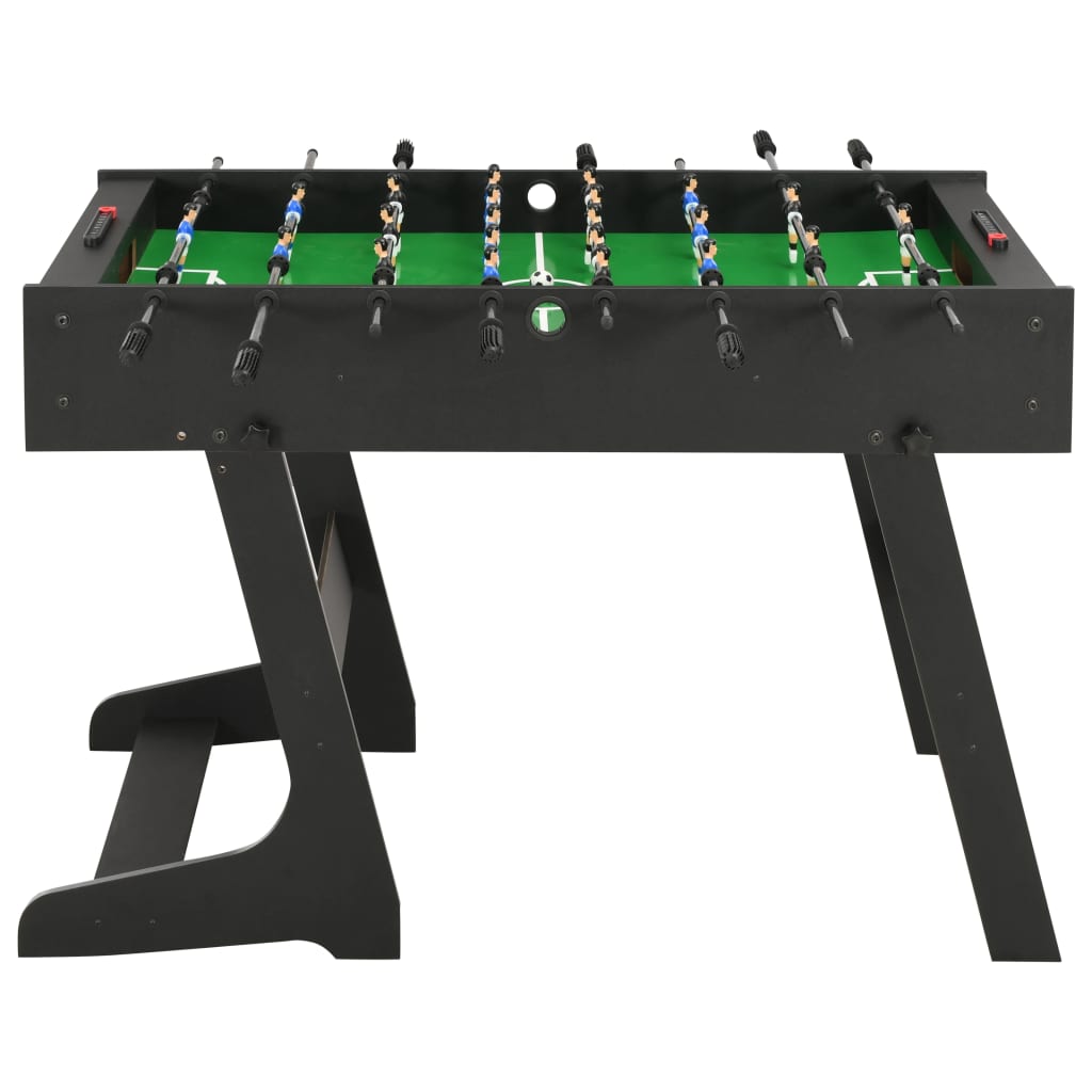 foldbart bordfodboldbord 121 x 61 x 80 cm lysebrun