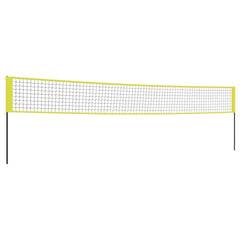 volleyballnet 823x244 cm PE-stof gul og sort