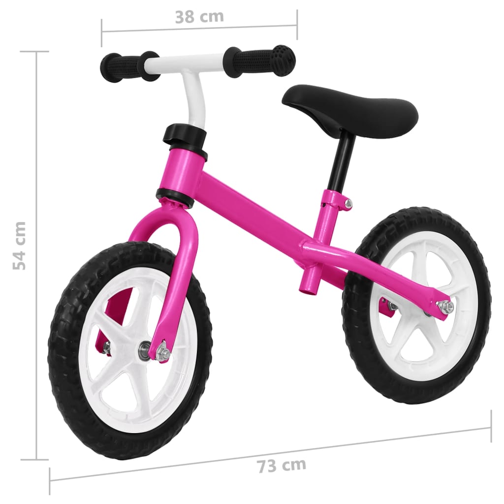 løbecykel 12" hjul pink