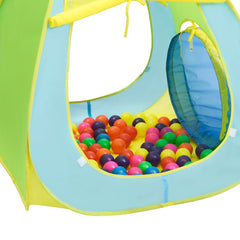 legetelt til børn med 100 bolde flerfarvet