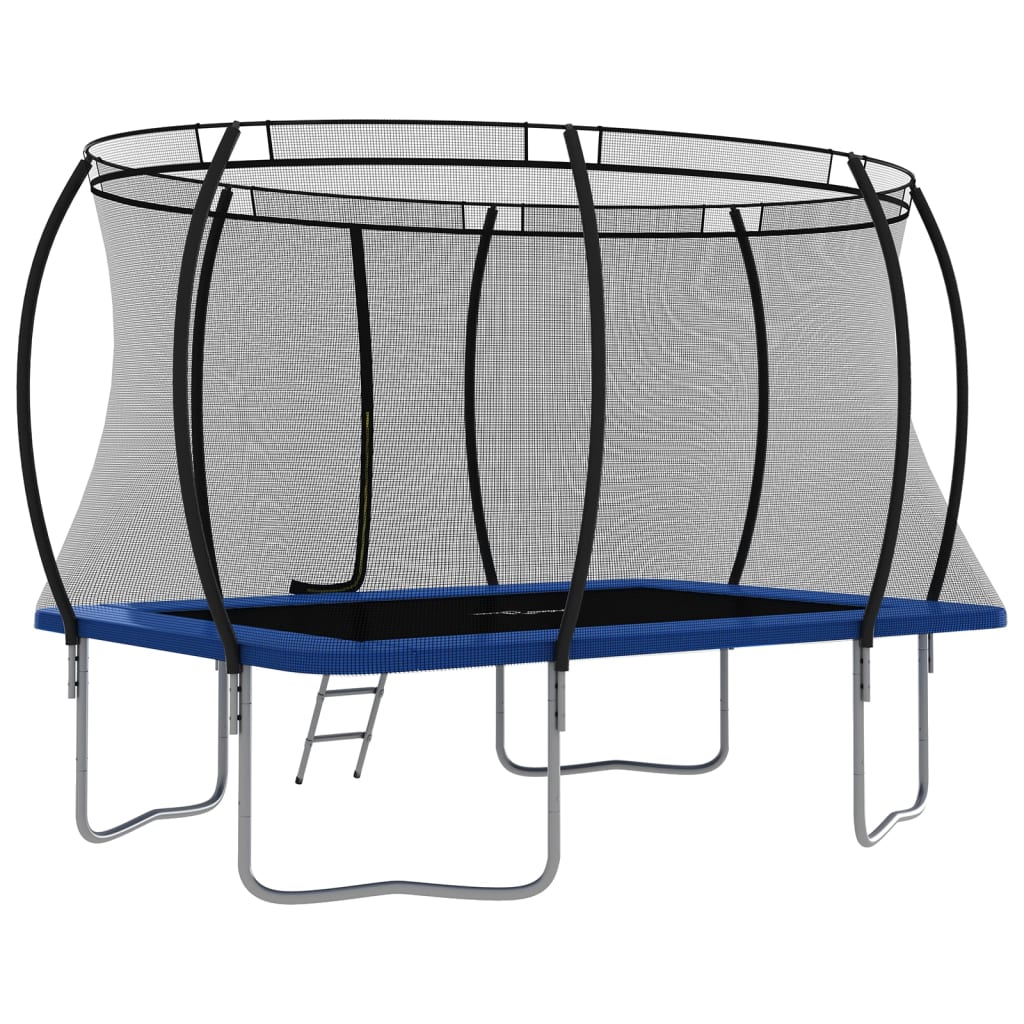 trampolinsæt 335x244x90 cm 150 kg rektangulær