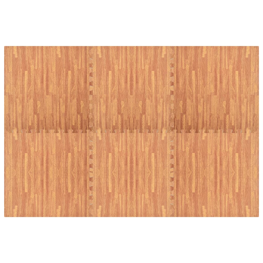 gulvmåtter 6 stk. 2,16 ㎡ EVA-skum træmønster