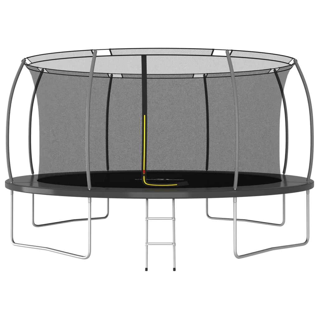 trampolinsæt 366x80 cm 150 kg rund